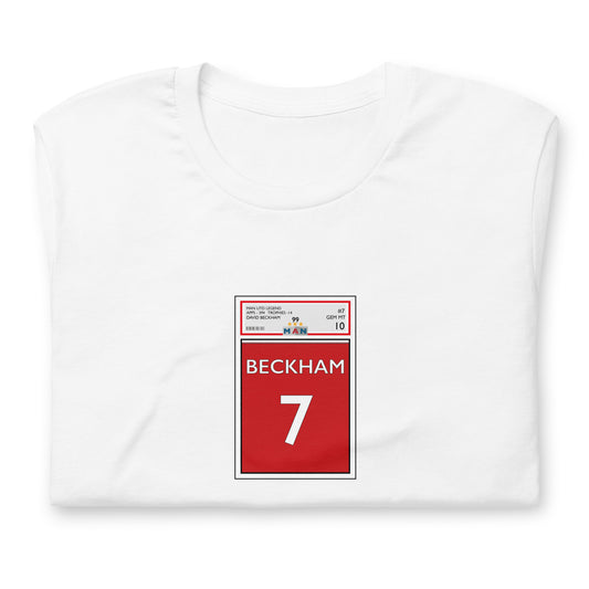 Beckham Man Utd Tee